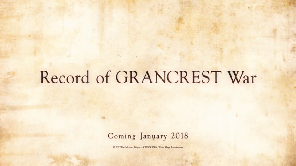Registro de Grancrest War Anime Revela 2nd Video Promocional,  3 adicionales miebros del elenco